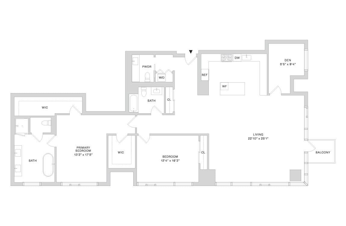 Penthouse D floor plan image